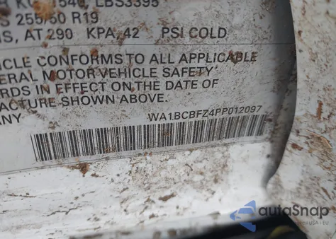 2023 Audi Q4 E-Tron Premium Plus 40 Rwd из США, поврежденный, VIN WA1BCBFZ4PP012097